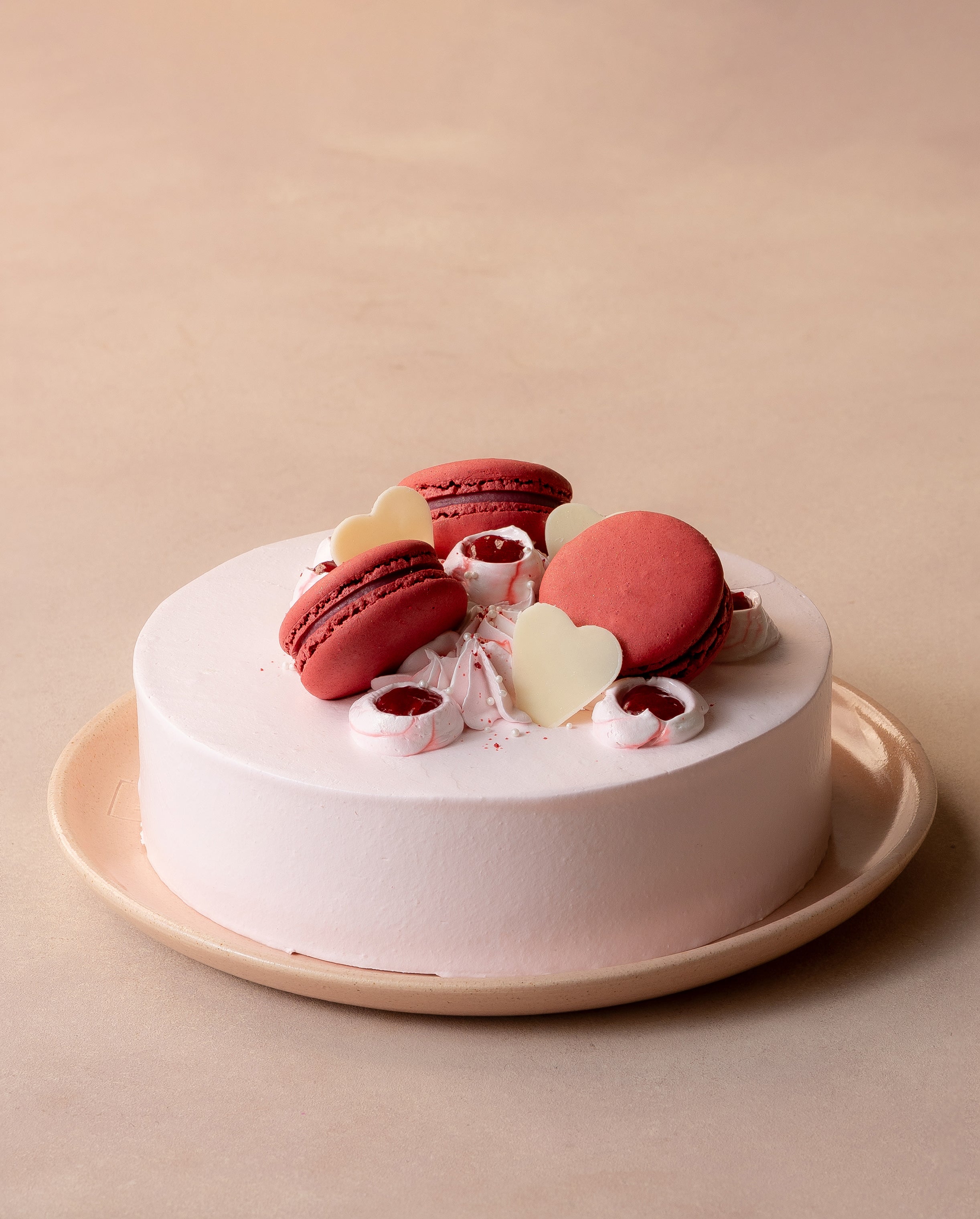 Raspberry & White Chocolate Cake