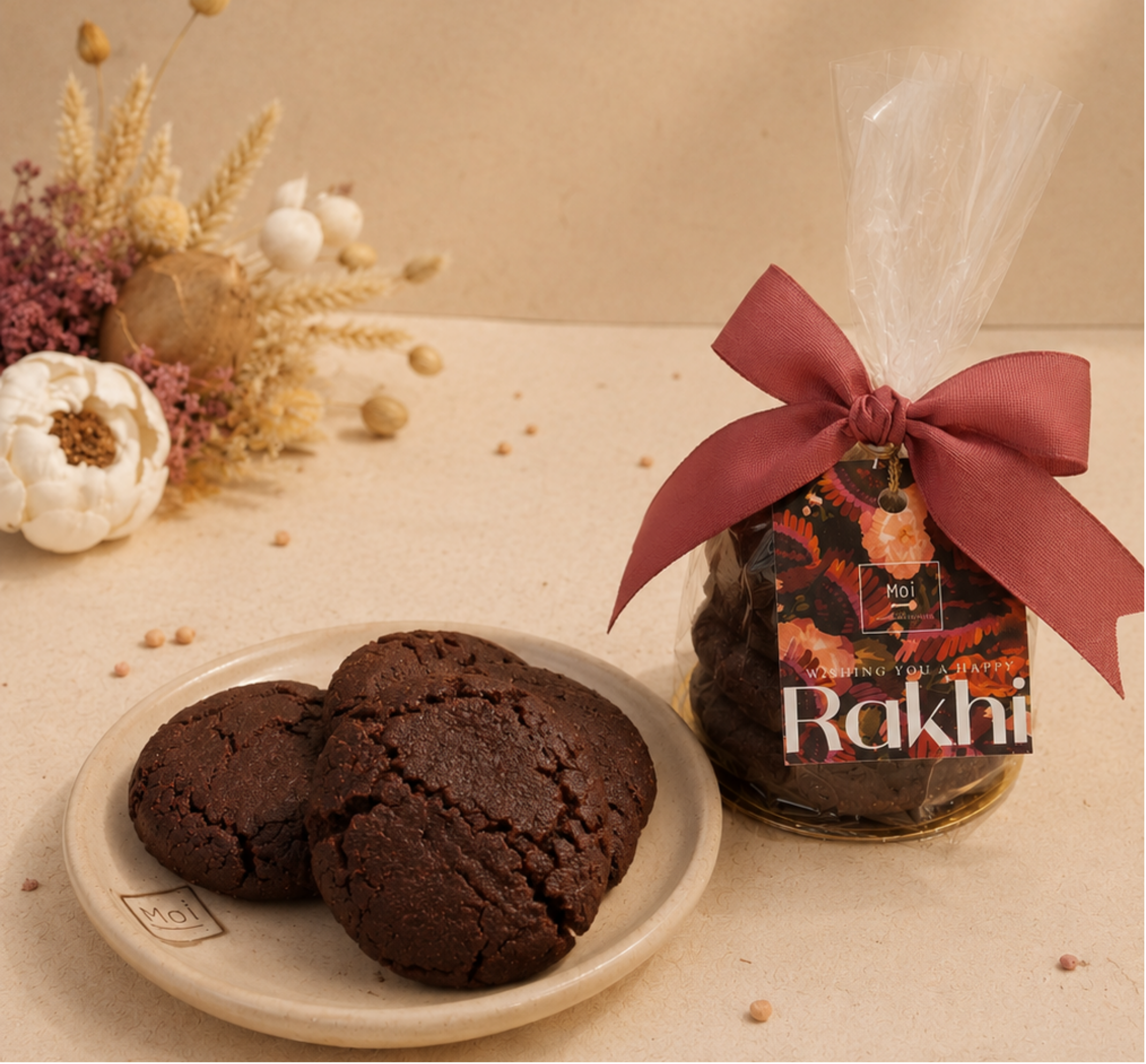 Bag of 4 Double Dark Chocolate Cookies