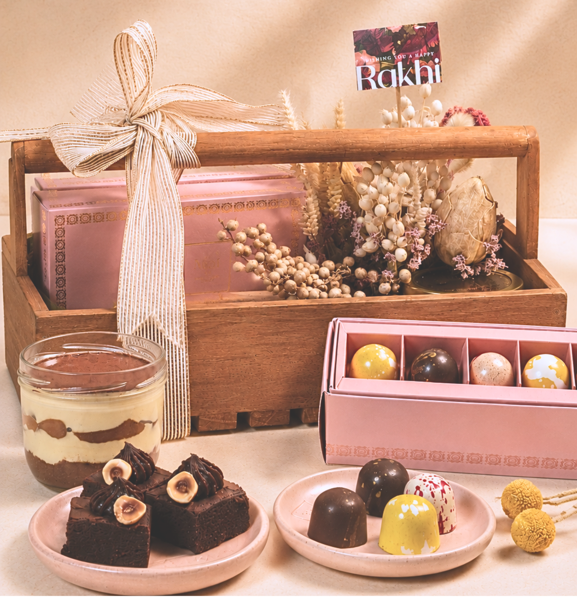 The Signature Wooden Handle Tray