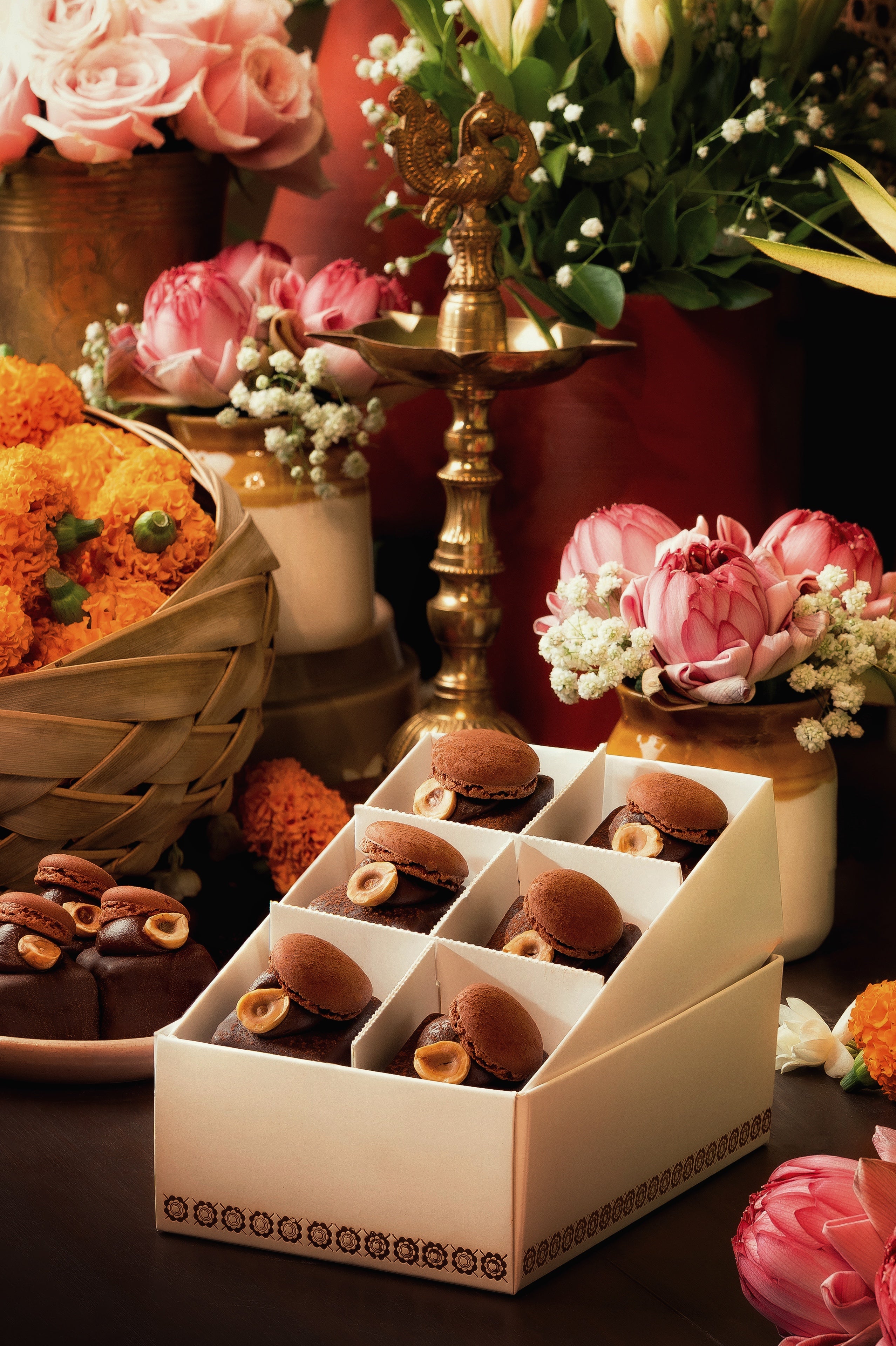 Royal box of 6 Gourmet Brownie cubes